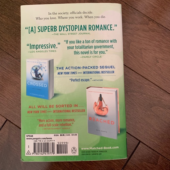 Matched by Ally Condie - Picture 2 of 2